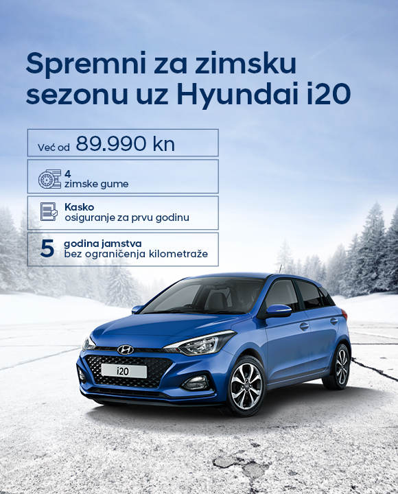 Spremni za zimsku sezonu uz Hyundai i20!